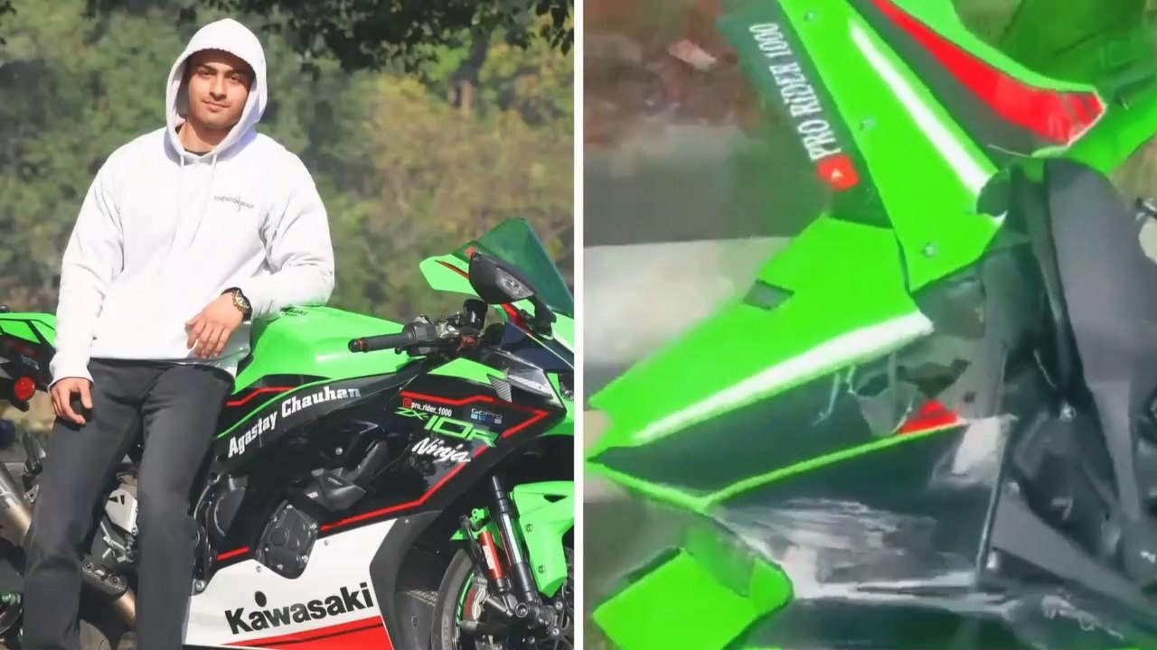 @PRORIDER1000AgastayChauhan BIKE ACCIDENT R.I.P | AGASTYA CHAUHAN ACCIDENT | YOUTUBER BIKE ACCIDENT
