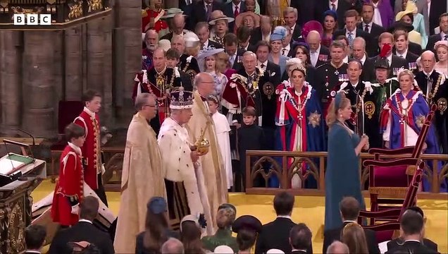 National Anthem at Westminster Abbey - The Coronation of TM The King And Queen Camilla - BBC