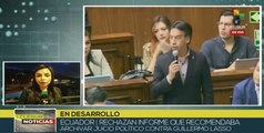 Ecuador: Comisión parlamentaria rechaza archivar juicio político contra Lasso