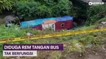Kesaksian Warga Lihat Bus Rombongan Wisata Terjun ke Jurang di Guci Tegal