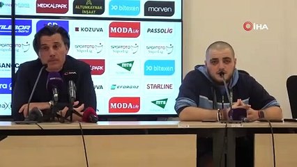 Montella: "Oyuncu grubumuzla gurur duyuyorum"