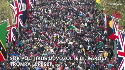 Sok politikus üdvözölte III. Károly trónra lépését