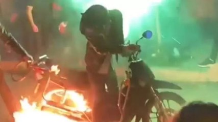 Bağcılar'daki asker eğlencesinde tehlikeli gösteri