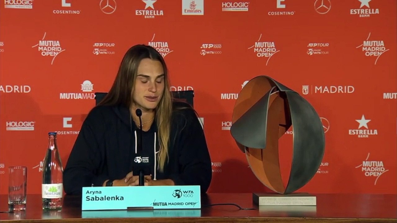 WTA - Madrid 2023 - Aryna Sabalenka : "I'm super happy. Especially against Iga Swiatek on clay, it's something special"