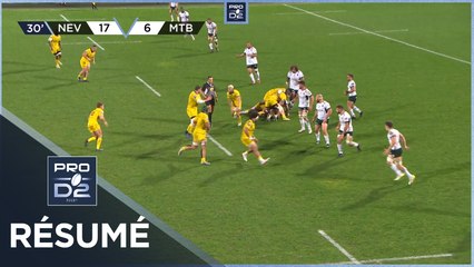 PRO D2 - Résumé USON Nevers-US Montalbanaise: 48-13 - J30 - 2022-2023