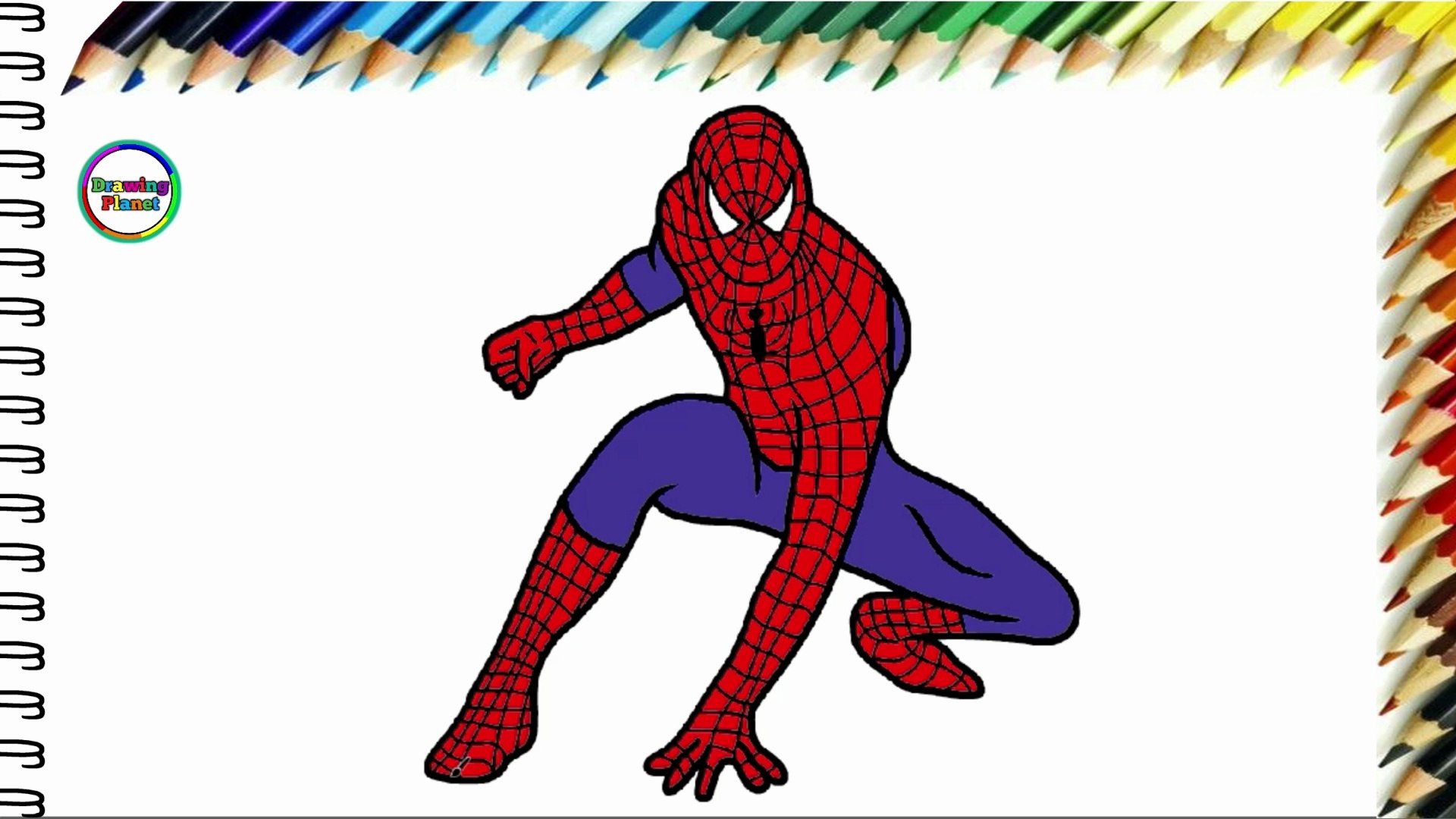 Spiderman deals cartoon drawing