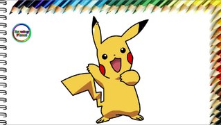 How To Draw Pikachu Pokemon Easy Step By Step Tutorial