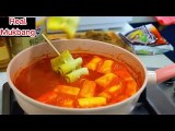 ASMR MUKBANG Fire Spicy Mushroom Tteokbokki, Barbeque Chicken, Shinjeon Cheese Kimbap.