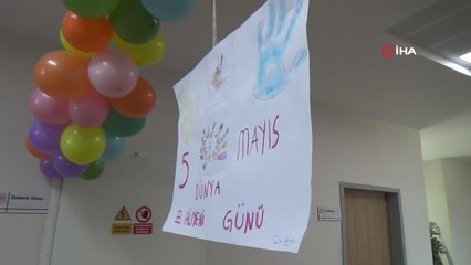 Hastane çalışanları el hijyenine eğlence ile dikkat çektiler