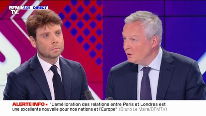 Syndicat à Matignon: "C'est un signal très positif, un signe de responsabilité" affirme Bruno Le Maire, ministre de l'Économie