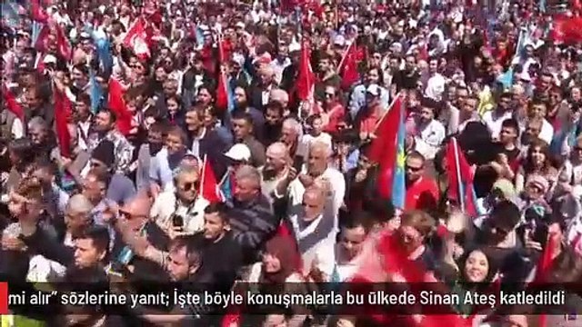 Akşener'den, Bu hainler alsa alsa vücutlarına mermi alır sözlerine yanıt: İşte böyle konuşmalarla bu ülkede Sinan Ateş katledildi
