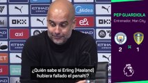 Guardiola explica su enfado con Haaland