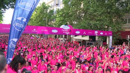 Télécharger la video: Más de 32.000 mujeres participan en la Carrera de la Mujer