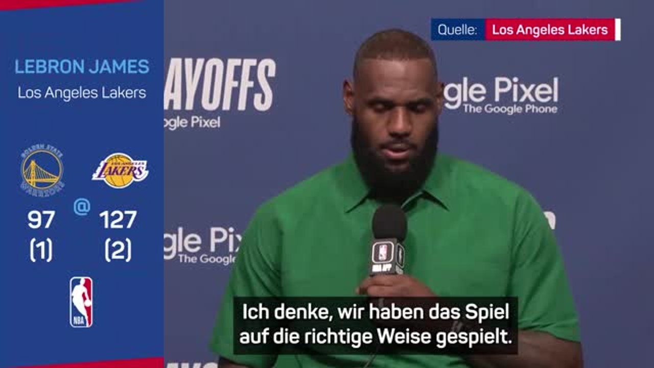 LeBron: 'Versuche denkwürdige Momente zu schaffen'