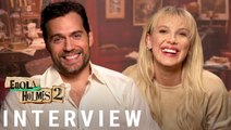 'Enola Holmes 2' Interviews with Henry Cavill, Millie Bobby Brown