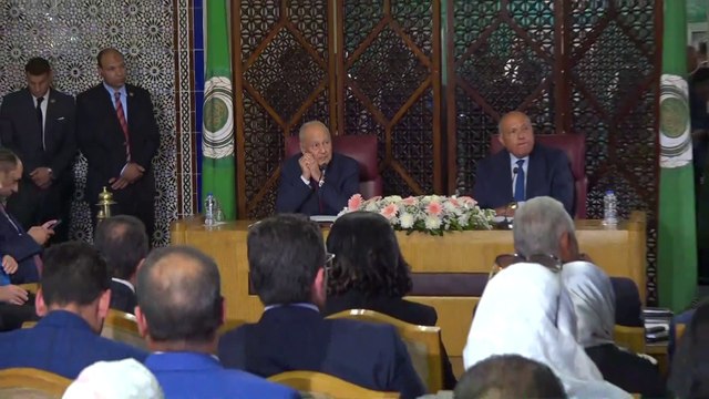 كلمة وزير خارجية #مصر وأمين عام الجامعة العربية بعد اجتماع الأخيرة بشأن #سوريا و #السودان و #فلسطين