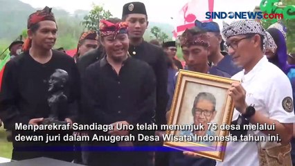 Tải video: Menparekraf Sandiaga Uno Kunjungi Desa Wisata Kranggan