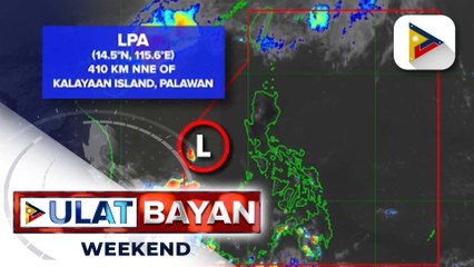 LPA, inaasahang magpapaulan sa Kalayaan Islands