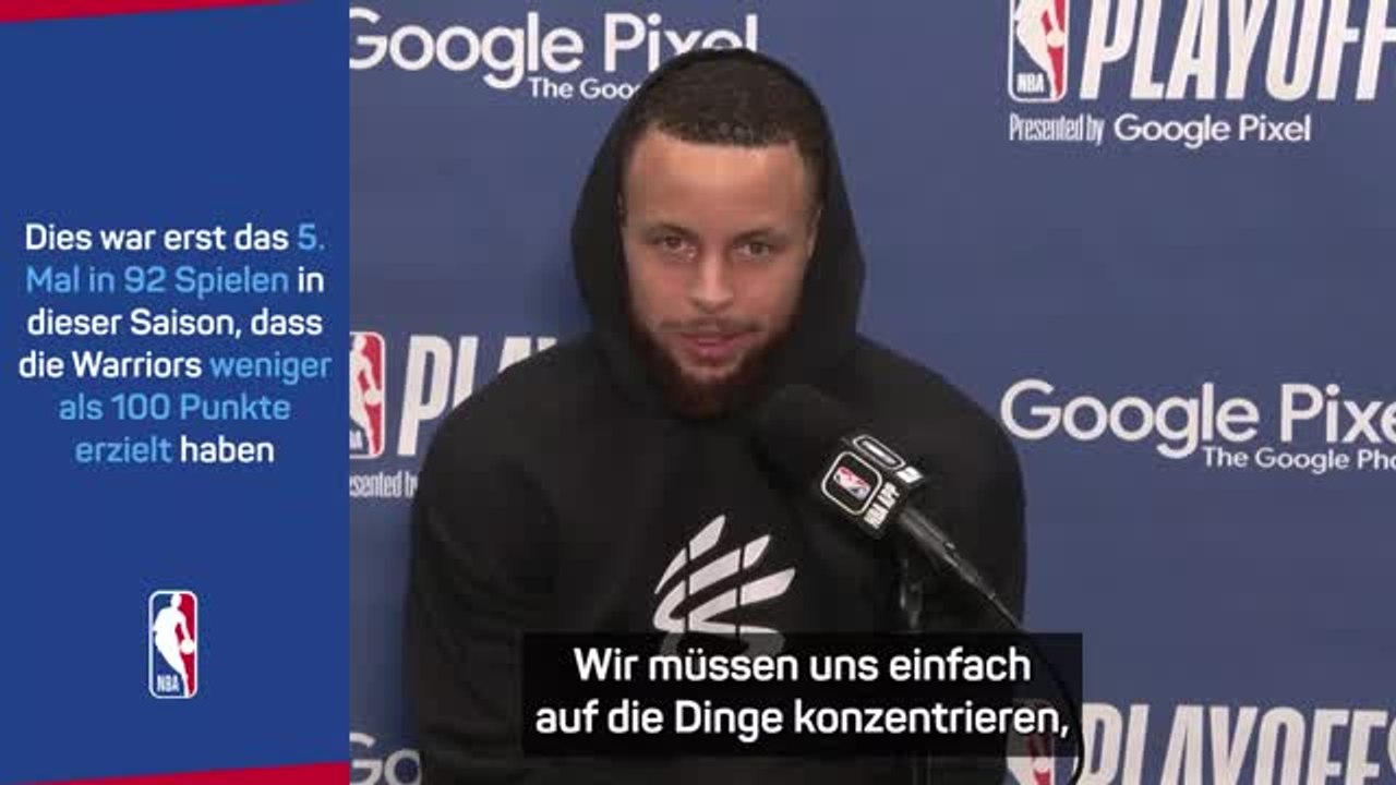 Curry: "Müssen das Spiel in den Müll werfen"