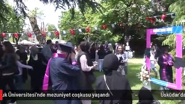 Üsküdar'da Çocuk Üniversitesi'nde mezuniyet coşkusu yaşandı
