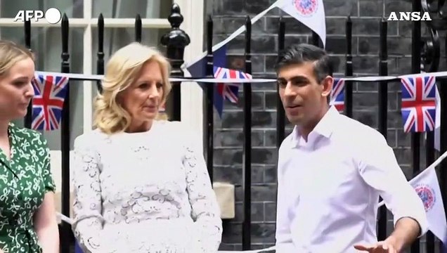 Incoronazione Carlo III, Sunak e Jill Biden al Big Lunch in Downing Street