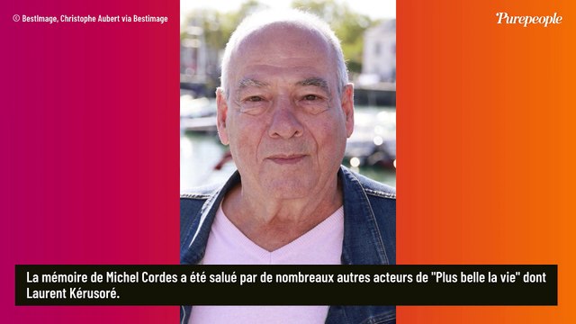 Certains pourraient s'étonner... : Mort de Michel Cordes, une star de Plus belle la vie justifie son silence