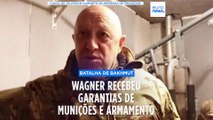 Grupo Wagner recebe promessa de armamento e munições