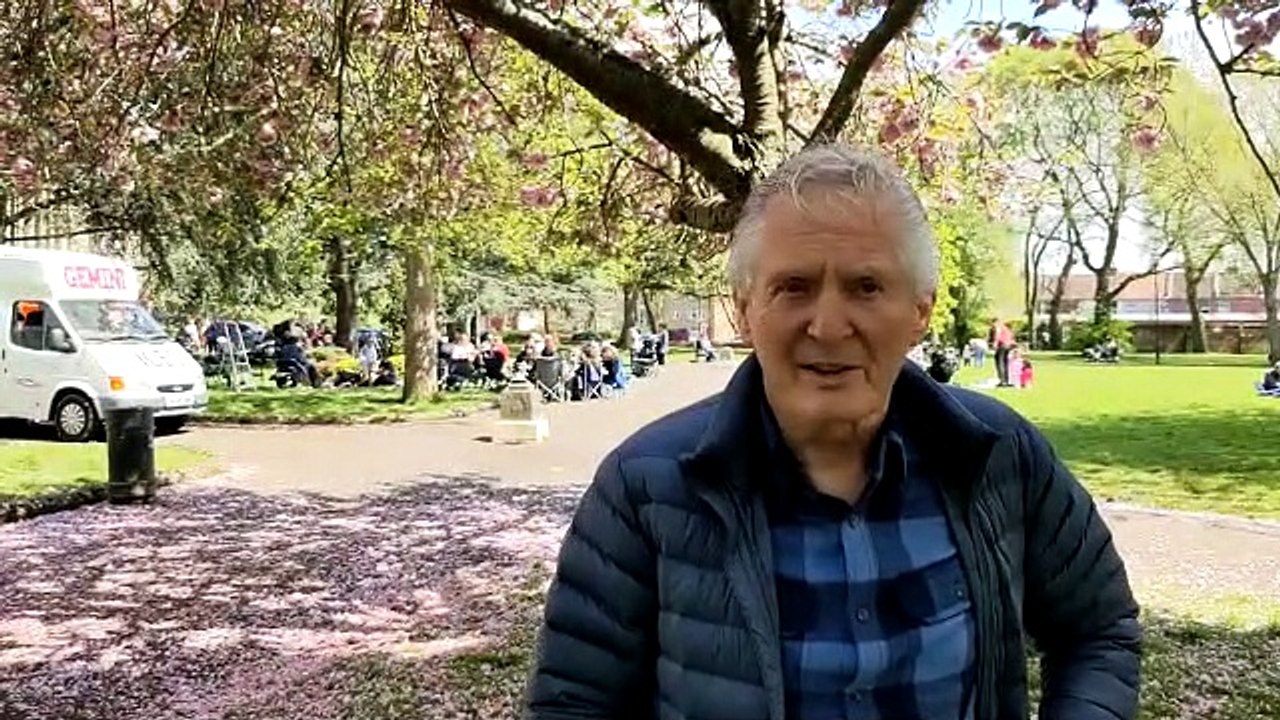 Michael Portsmouth celebrates King Charles III coronation in Fratton