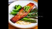 andCrispy Salmon with Asparagus and Broccolini .Vegetarian Japanese Sushi Bowl