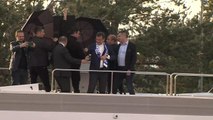 İmamoğlu'nun Erzurum mitinginde taşlı provokasyon yaşandı