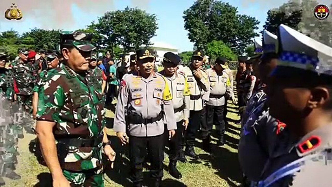 Apel Gelar Pasukan Pengamanan KTT ASEAN Ke - 42
