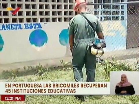 Portuguesa | Bricomiles restaura infraestructura a más de 40 instituciones educativas
