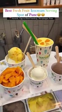 est Fresh Fruit Icecream Serving Spot of Pune.