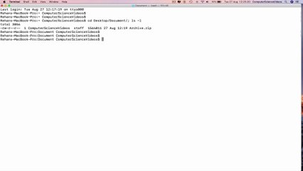 How to UNZIP a .zip File using Terminal on a Mac - Basic Tutorial | New