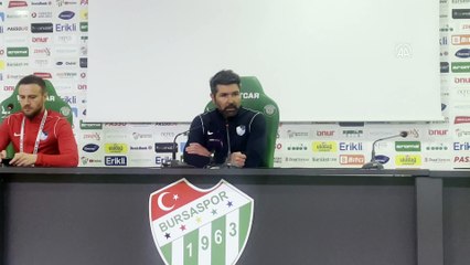 BURSA - Erzurumspor FK - Gençlerbirliği maçının ardından - Hakan Kutlu