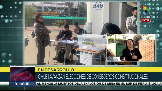 Chilenos acuden a las urnas