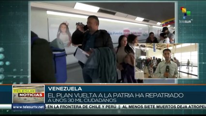Grupo de 115 migrantes rescatados de la región fronteriza arriban a Venezuela