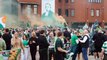 Celtic FC clinch Scottish Premier League - Scenes from Celtic Park as fans celebrate the team clinching the league for the 53rd time