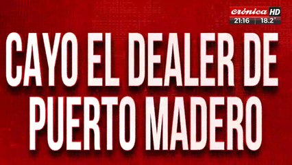 Cayó el dealer de Puerto Madero: lo detuvieron en plena
