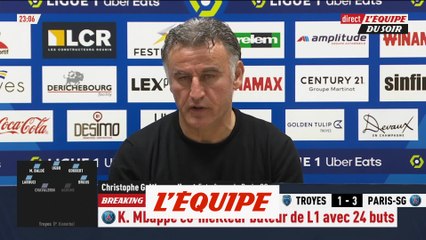 Galtier (PSG) : « Ne donner d'espoir à personne » - Foot - Ligue 1