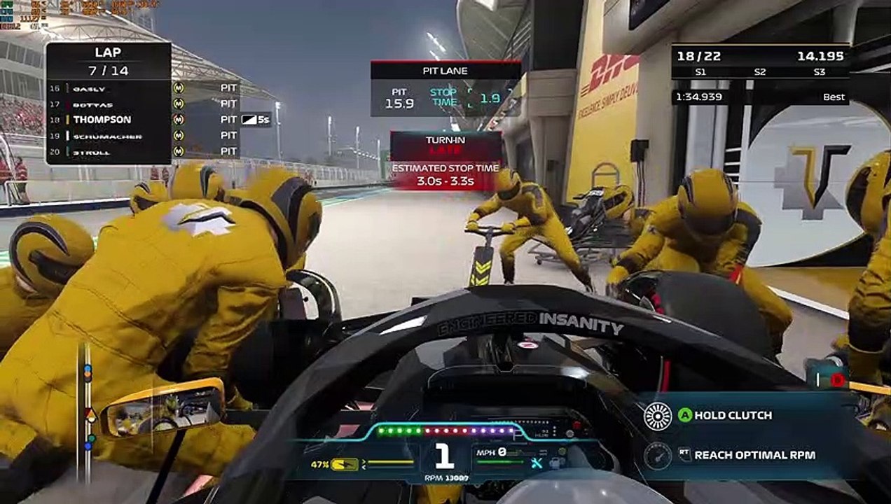 F1 22 - Bahrain GP Career mode