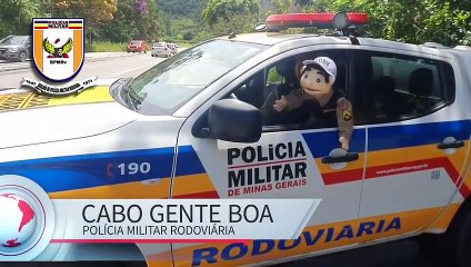 Cabo Gente Boa: fantoche da PM faz abordagem nas rodovias em Juiz de Fora