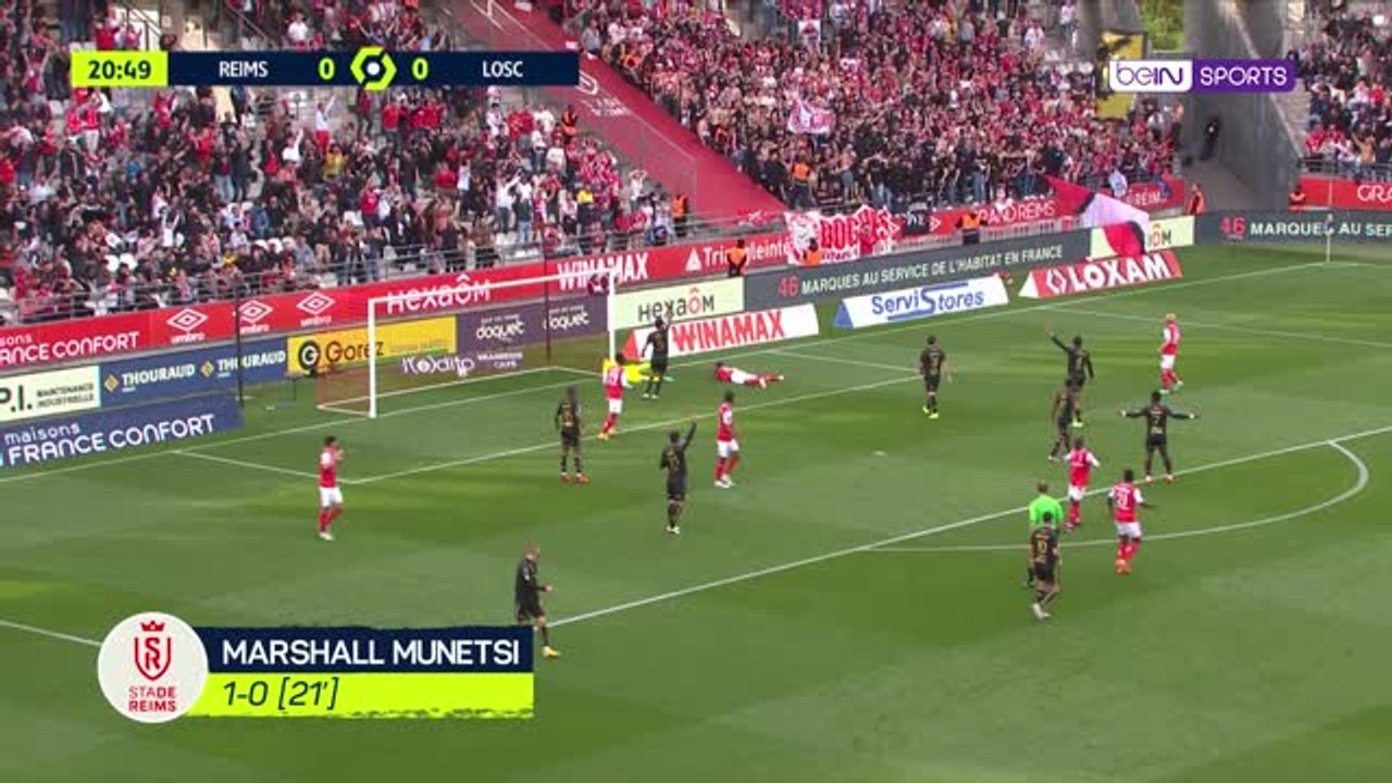 Reims end Ligue 1 losing run against Lille