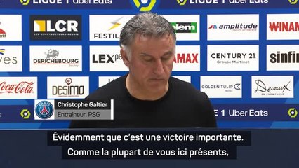 34e j. - Galtier : "Une victoire importante"
