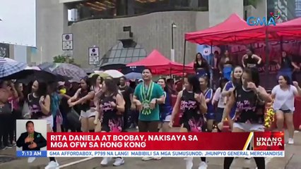Rita Daniela at Boobay, nakisaya sa mga OFW sa Hong Kong | UB