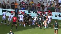 TOP 14 - Essai de Lucas REY (SP) - Section Paloise - Castres Olympique - Saison 2022-2023