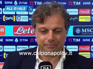 Napoli-Fiorentina 1-0 7/5/23 intervista pre-partita Cristiano Giuntoli