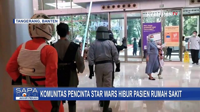 Datangi Rumah Sakit Siloam Lippo Village, Komunitas Pecinta Star Wars Hibur Pasien!