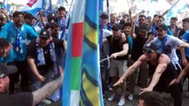 NAPOLİ - Napoli taraftarları, 33 yılın ardından gelen şampiyonluğu kutladı