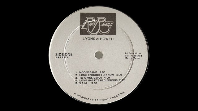 Lyons & Howell – Lyons & Howell Rock, Funk / Soul, PopStyle: Vocal, Ballad, Easy Listening 1975